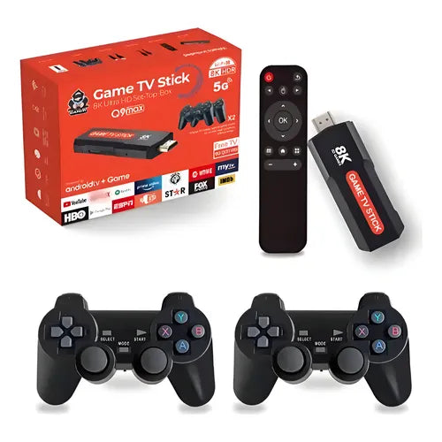 GAME TV STICK Q9 + XUPER TV ORIGINAL