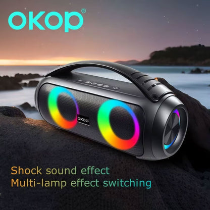 Altavoz Bluetooth Portátil 40W con Luces RGB