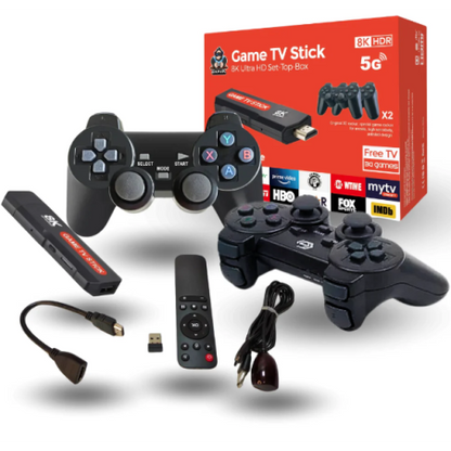 GAME TV STICK Q9 + XUPER TV ORIGINAL