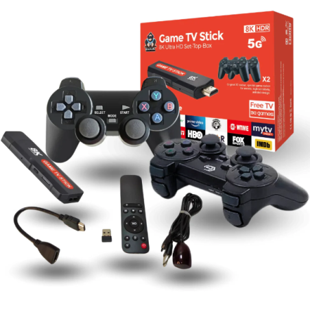 GAME TV STICK Q9 + XUPER TV ORIGINAL
